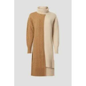 B-60. Eudon Choi Collective Two Tone Sweater Dress Medium